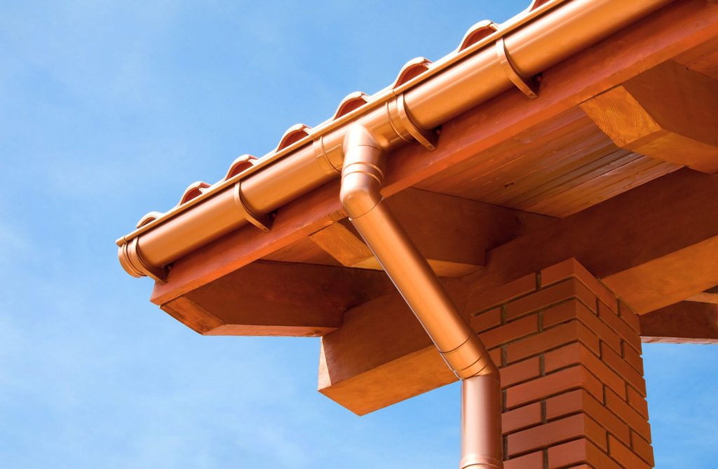 copper gutter