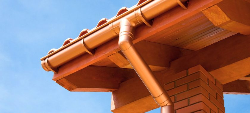 copper gutter